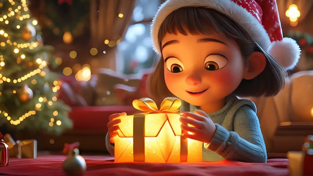 The Gift In Christmas Image